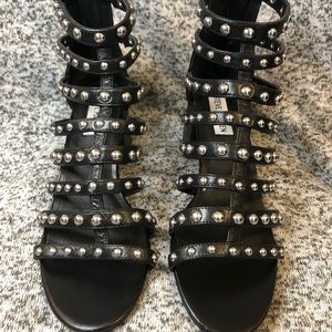 Steve Madden stacked heel sandal